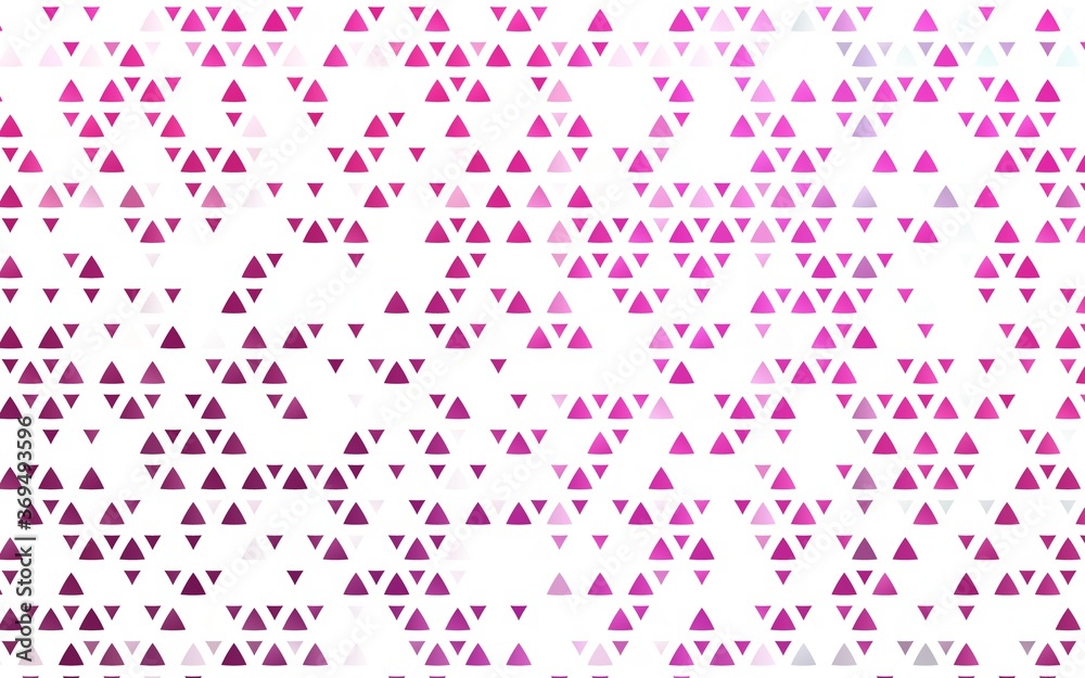 Light Pink vector template with crystals, triangles. Modern abstract illustration with colorful triangles. Pattern for busines ad, booklets, leaflets