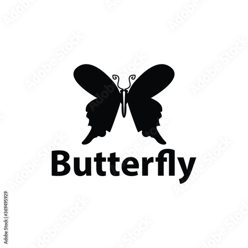 butterfly logo vector