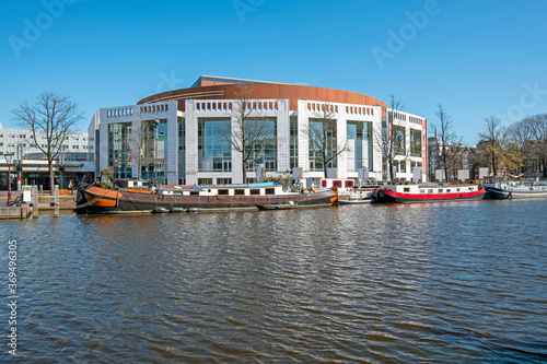 Photography City scenic from Amsterdam with the Stopera in the Netherlands
