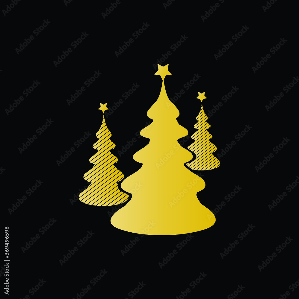 Obraz premium christmas tree vector