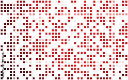Light Red vector seamless pattern in square style. Glitter abstract illustration with rectangular shapes. Pattern for design of window blinds, curtains.