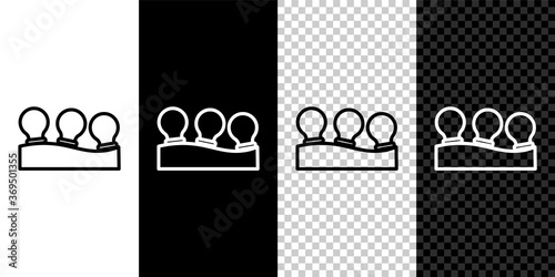Set line Vacuum cans icon isolated on black and white background. Massage jars for face and body. Medical anticellulite cups. Vector.