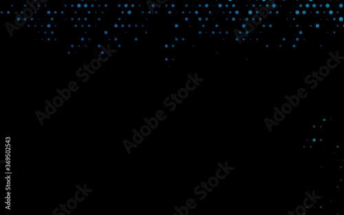 Dark BLUE vector texture with disks. Beautiful colored illustration with blurred circles in nature style. Pattern for beautiful websites.