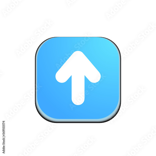 Arrow Upward -  Button