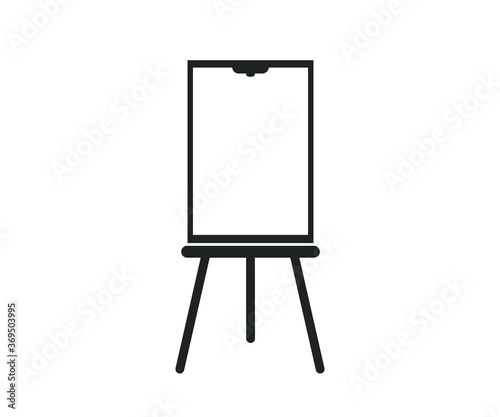 Flip chart icon.  Presentation icon. 