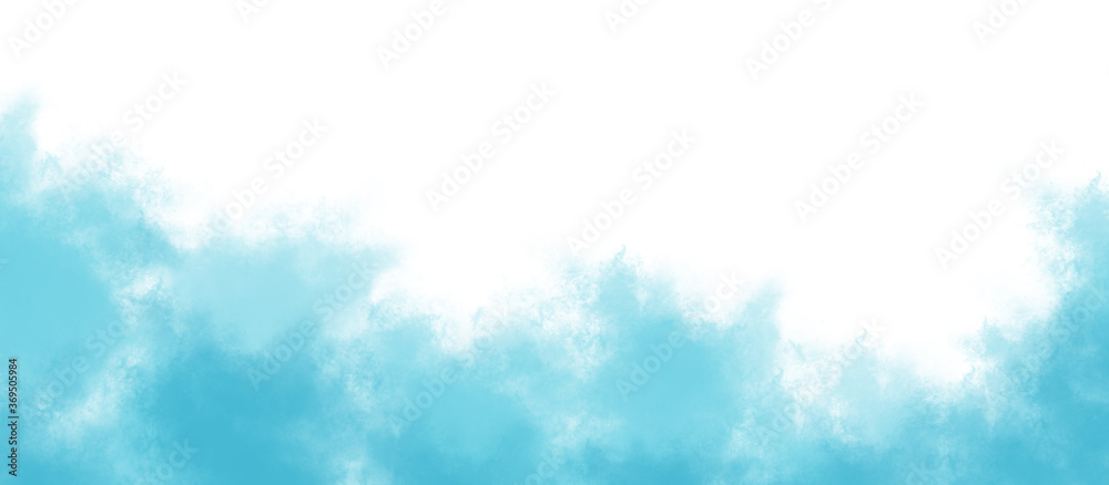 Watercolor border isolated on white background, Abstract background