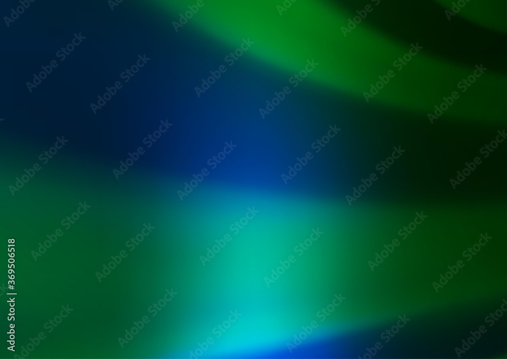 Dark Blue, Green vector abstract bokeh pattern. Shining colorful illustration in a Brand new style. The best blurred design for your business.