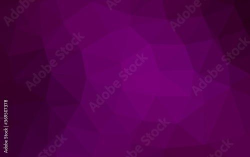 Light Purple vector blurry triangle pattern. Brand new colorful illustration in with gradient. Template for a cell phone background.