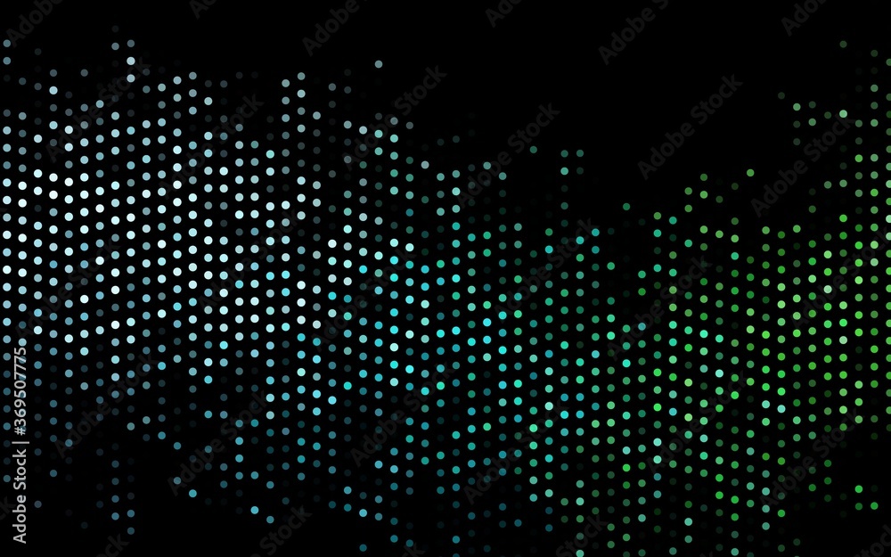 Dark Blue, Green vector backdrop with dots. Illustration with set of shining colorful abstract circles. Pattern for ads, booklets. Dark Blue, Green vector backdrop with dots. Illustration with set of shining colorful abstract circles. Pattern for ads, booklets.