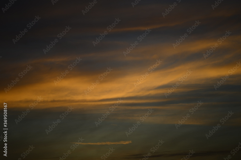 Fototapeta premium Ciel crépusculaire
