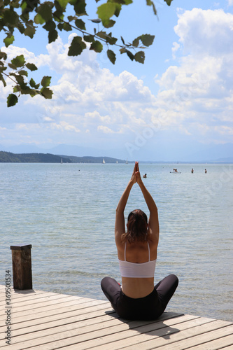 Fitness, Sport, Workout, Frau, Yoga, Training, Gesundheit