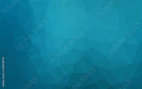 Dark BLUE vector shining triangular pattern. A vague abstract illustration with gradient. Triangular pattern for your business design.