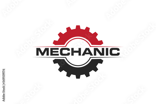 modern gear service logo, icon, symbol, vector illustration
