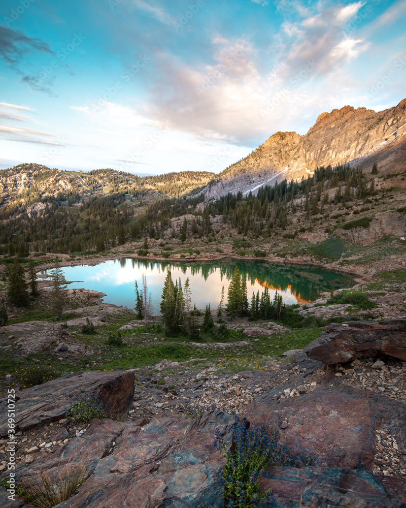 Fototapeta premium lake in the mountains