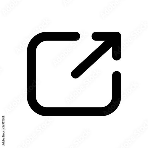 Link Line Icon - Vector Illustration
