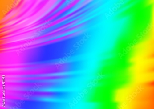 Light Multicolor, Rainbow vector glossy bokeh pattern. A vague abstract illustration with gradient. The blurred design can be used for your web site.