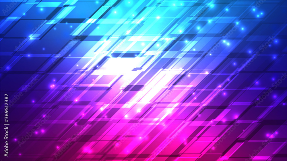 Abstract geometric background. Inclined straight lines. Futuristic look. Saturated wallpaper. Blue and pink gradient. Banner, cover, flyer, poster or print template. Stock vector illustration Abstract geometric background. Inclined straight lines. Futuristic look. Saturated wallpaper. Blue and pink gradient. Banner, cover, flyer, poster or print template. Stock vector illustration