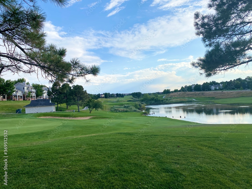 golf course on a sunny day