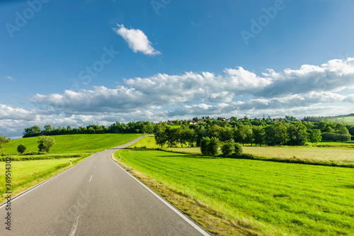 Landstrasse im Bayrischen Wald