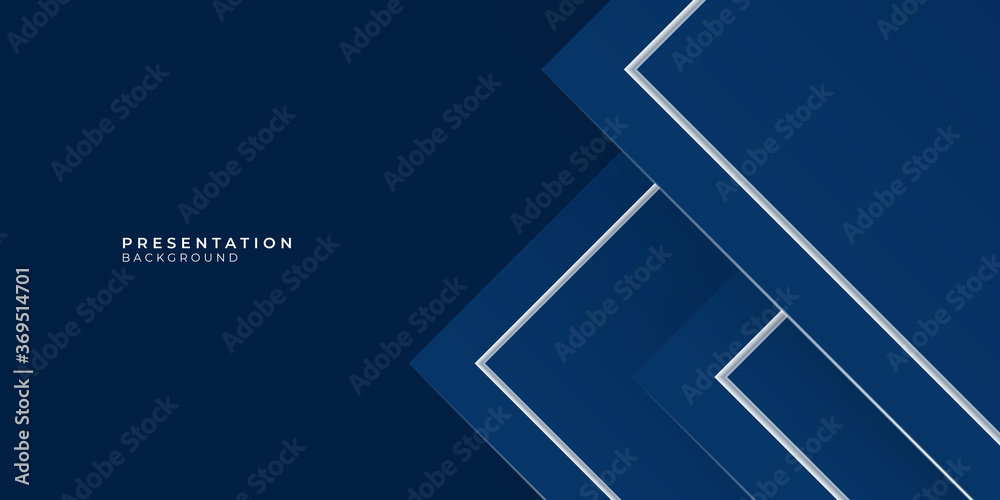 Fototapeta premium Blue abstract presentation background