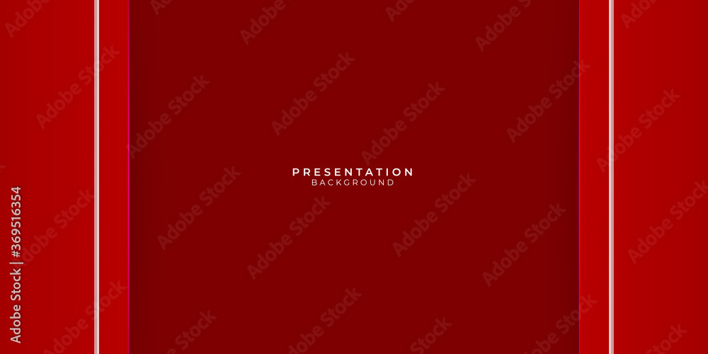 Geometric red presentation background