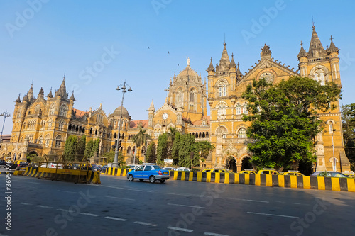 Chhatrapati Shivaji Maharaj Terminus Railway Station is a historic terminal train station also know by its former name CSTM and UNESCO World heritage Site in Mumbai, Maharashtra, India.