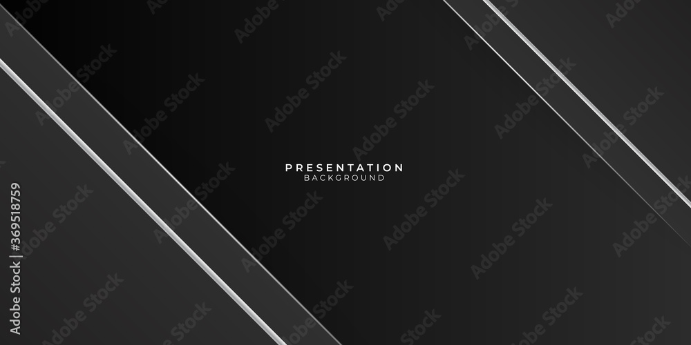 Dark black neutral abstract background for presentation design