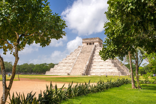 Famous Center Square of Chichen Itza Archaeological Site
