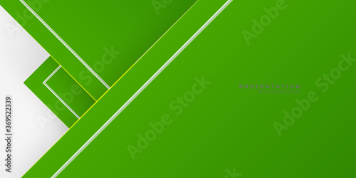 Abstract modern green white lines background vector illustration