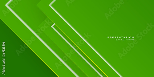 Abstract green eco arrows background for presentation design with blank space