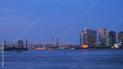 landscape queens NY with east river  © mimilee