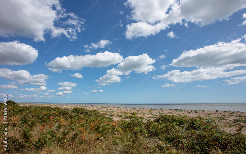 Looking out to sea on a Summer Day