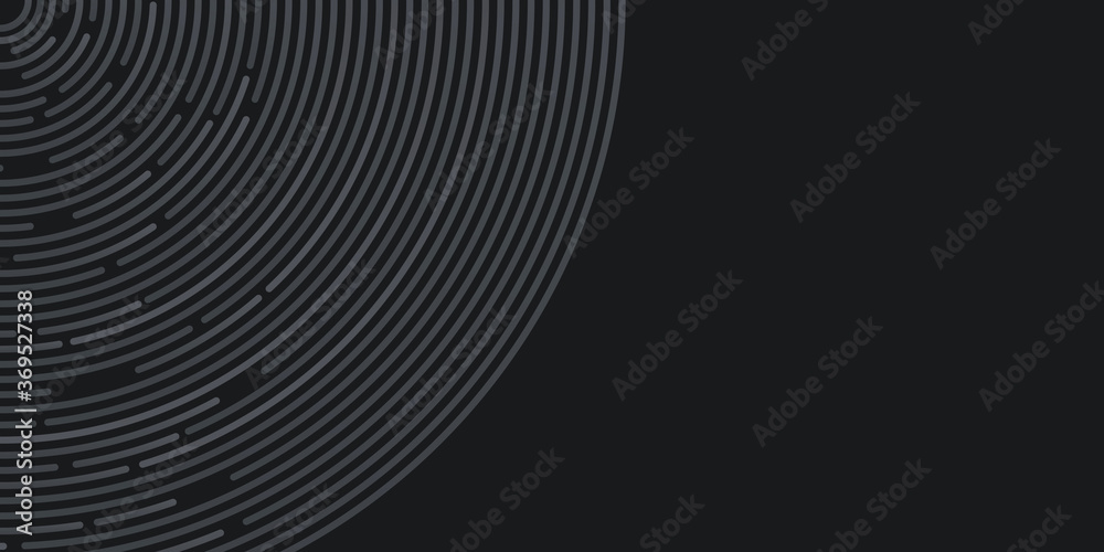 Black abstract background with circle lines spiral Black abstract background with circle lines spiral