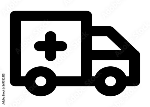 Truck Icon in trendy flat style isolated on grey background. Delivery truck symbol for your web site design, logo, app, UI. Vector illustration, EP