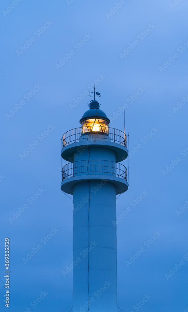 Ajo Lighthouse, Ajo, Cantabrian Sea, Cantabria, Spain, Europe Ajo Lighthouse, Ajo, Cantabrian Sea, Cantabria, Spain, Europe