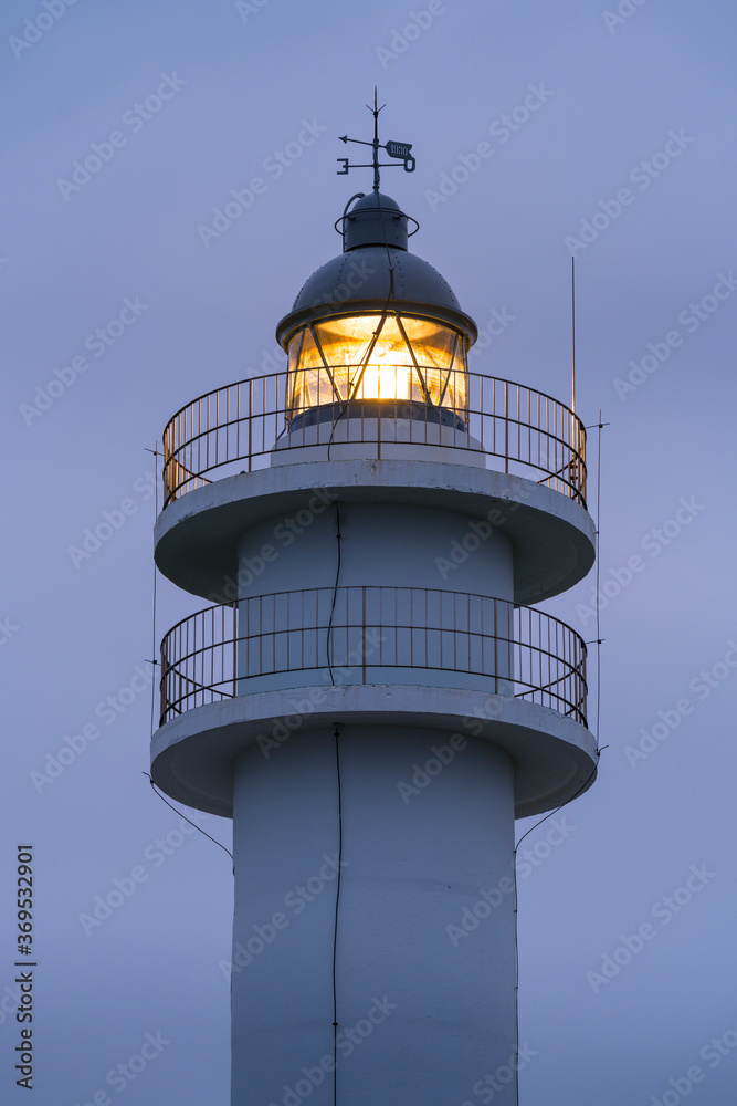 Ajo Lighthouse, Ajo, Cantabrian Sea, Cantabria, Spain, Europe Ajo Lighthouse, Ajo, Cantabrian Sea, Cantabria, Spain, Europe