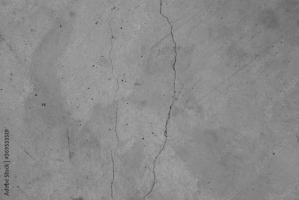 Obraz premium Grey cracked concrete