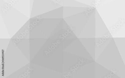 Light Silver, Gray vector blurry triangle texture. An elegant bright illustration with gradient. Completely new template for your business design.