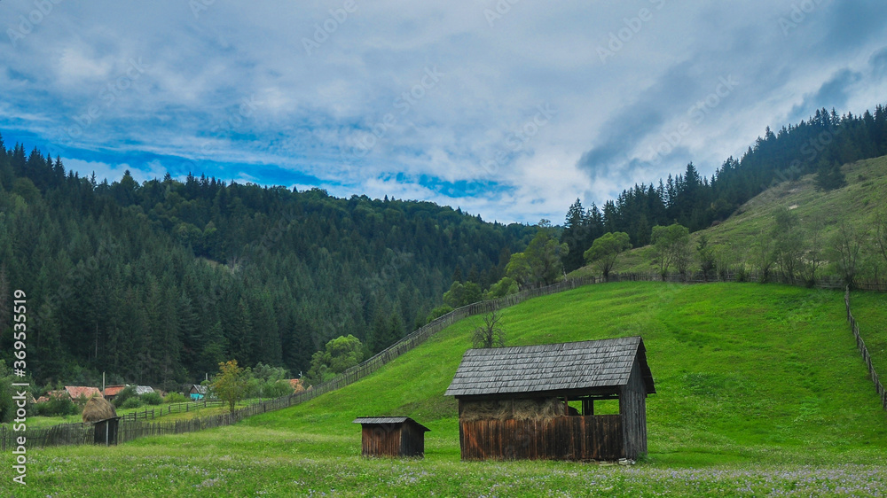 Rural sheepfold in Bucovina region - Romania