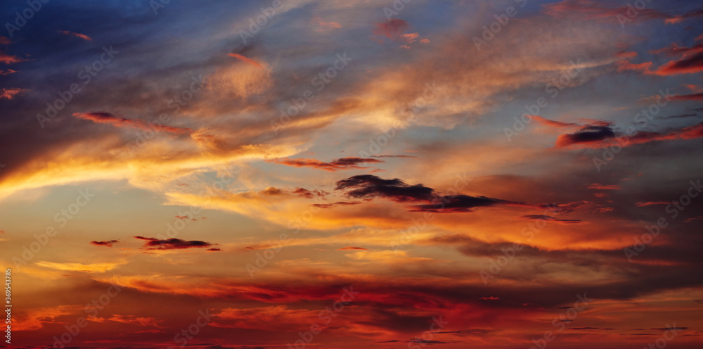 sunset sky as background, colorful and beautiful sunlight and clouds sunset sky as background, colorful and beautiful sunlight and clouds