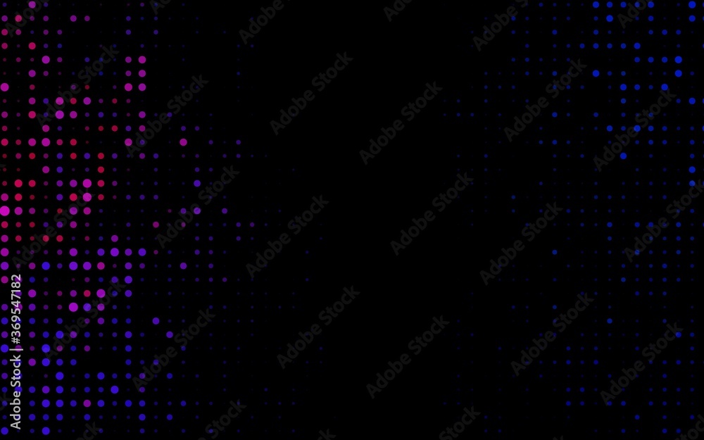 Dark Blue, Red vector layout with circle shapes. Blurred decorative design in abstract style with bubbles. Pattern for ads, leaflets.