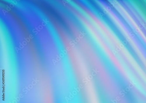Light BLUE vector background with curved circles. A vague circumflex abstract illustration with gradient. A completely new marble design for your business.