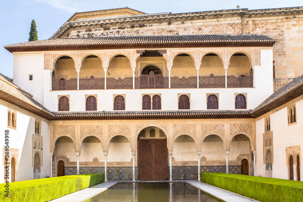 Camares Patio of Alhambra, Granada, Spain
