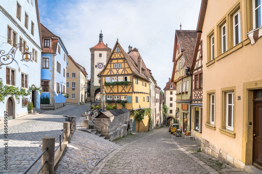 Naklejka premium Rothenburg ob der Tauber, Germany