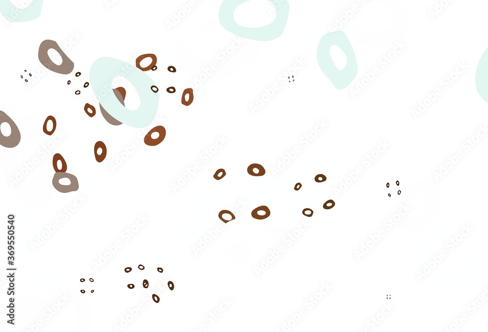 Light Orange vector background with bubbles. Light Orange vector background with bubbles.