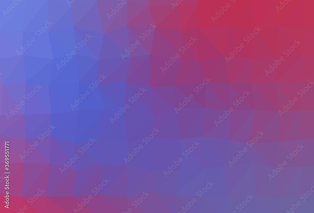 Light Blue, Red vector triangle mosaic cover. Light Blue, Red vector triangle mosaic cover.
