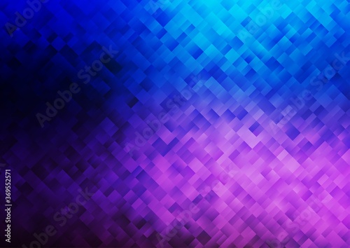 Dark Pink, Blue vector background with rectangles. Decorative design in abstract style with rectangles. Smart design for your business advert.