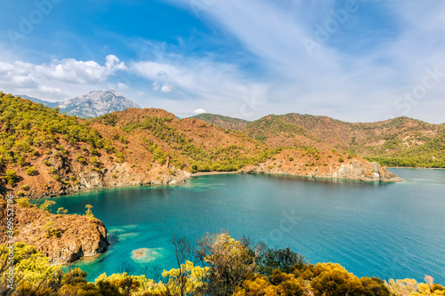 Turquoise Coast on Mediterranean Sea