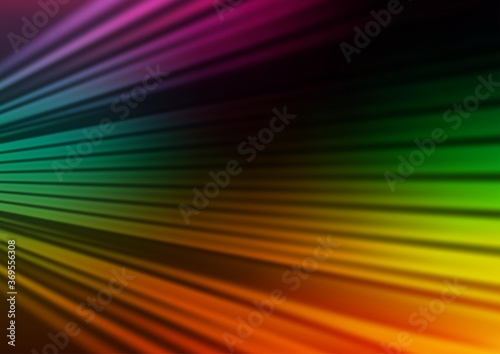 Dark Multicolor, Rainbow vector blurred shine abstract background. A vague abstract illustration with gradient. A completely new design for your business.