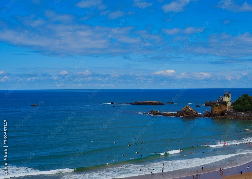 Beach plage Biarritz villa et phare Beach plage Biarritz villa et phare